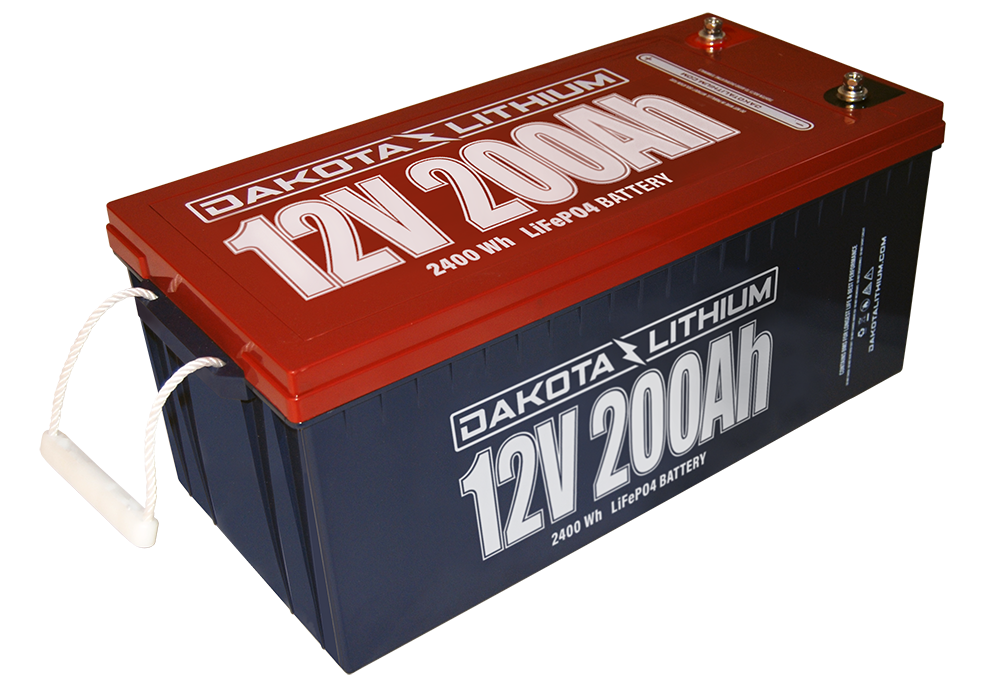 weerstand bieden evenaar Ijdelheid Dakota Lithium 200 Ah 12V LiFePO4 Deep Cycle Battery