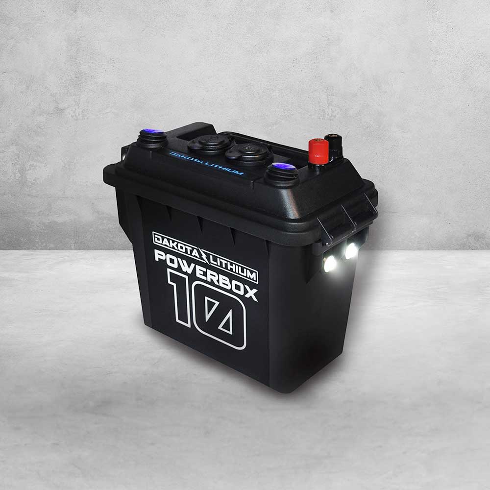 Dakota Lithium Powerbox 10, 12v 10ah Battery and Charger