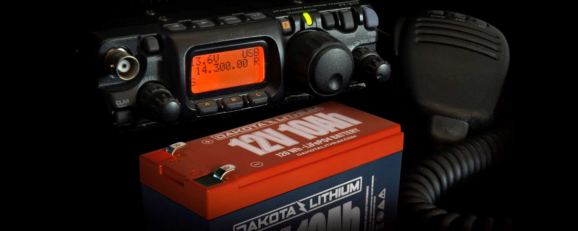 Ham radio 12V 10Ah hero image