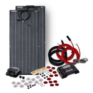 Dakota Lithium 200-Watt Solar Panel & RV Roof Mount Kit