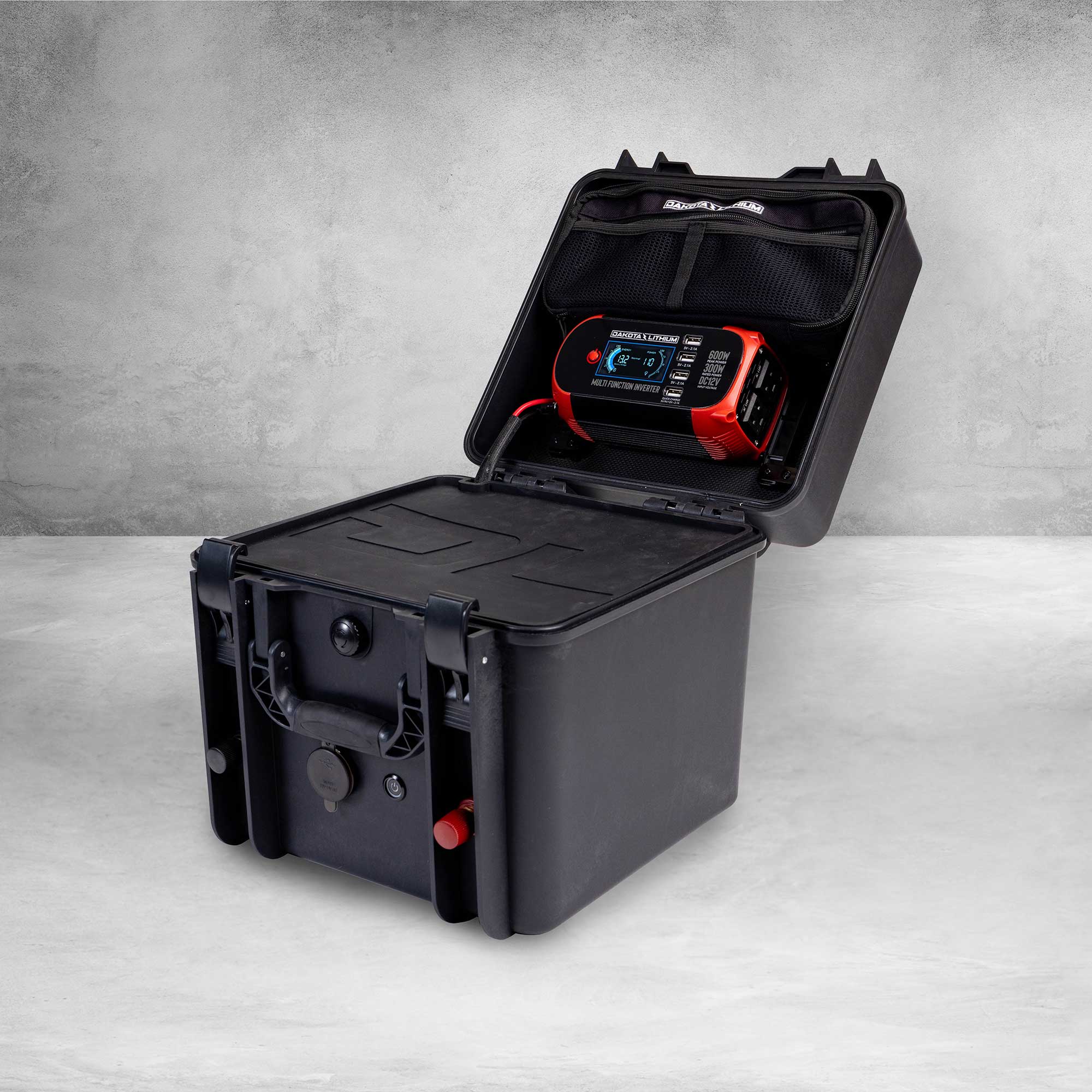 Powerbox 60 Waterproof Power Station, 12V 60Ah DL+ 1,000CCA Battery Included