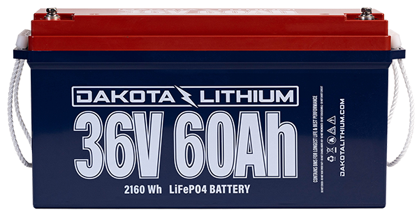 Dakota Lithium 36v 60Ah Deep Cycle LiFePO4 Single Battery