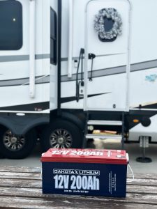 Dakota Lithium 12V 200Ah RV Batteries Powering Jayco 5th Wheel