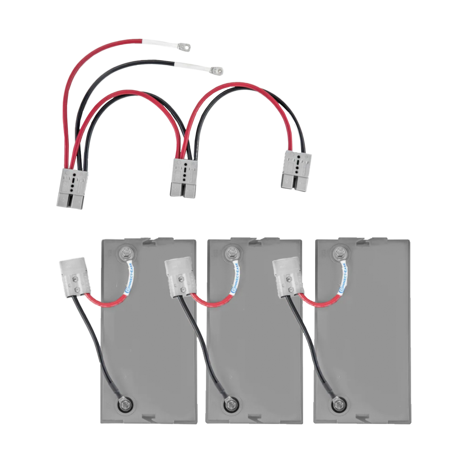 12 (3) Quick Connect Parallel Battery System with Solar Connection