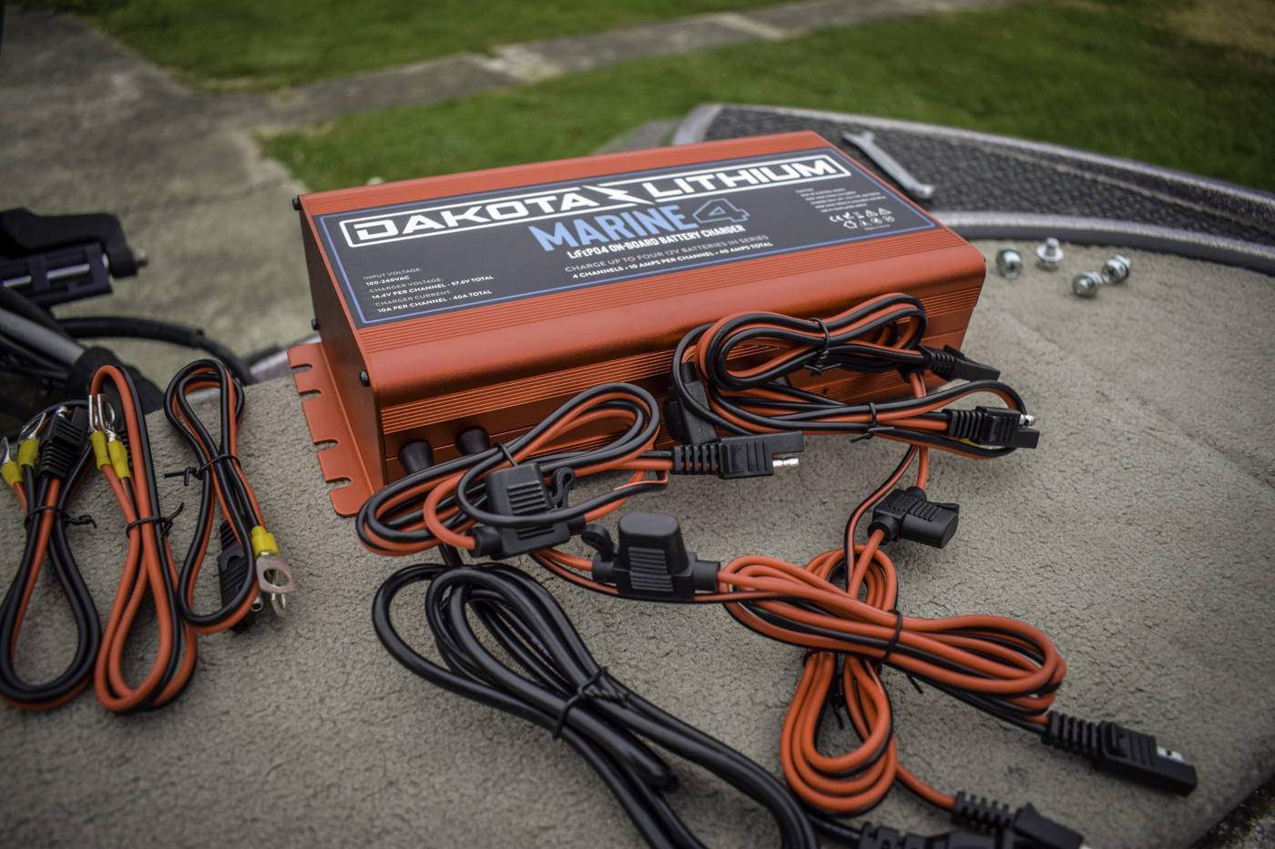 Dakota Lithium 4 Bank Onboard Marine Charger