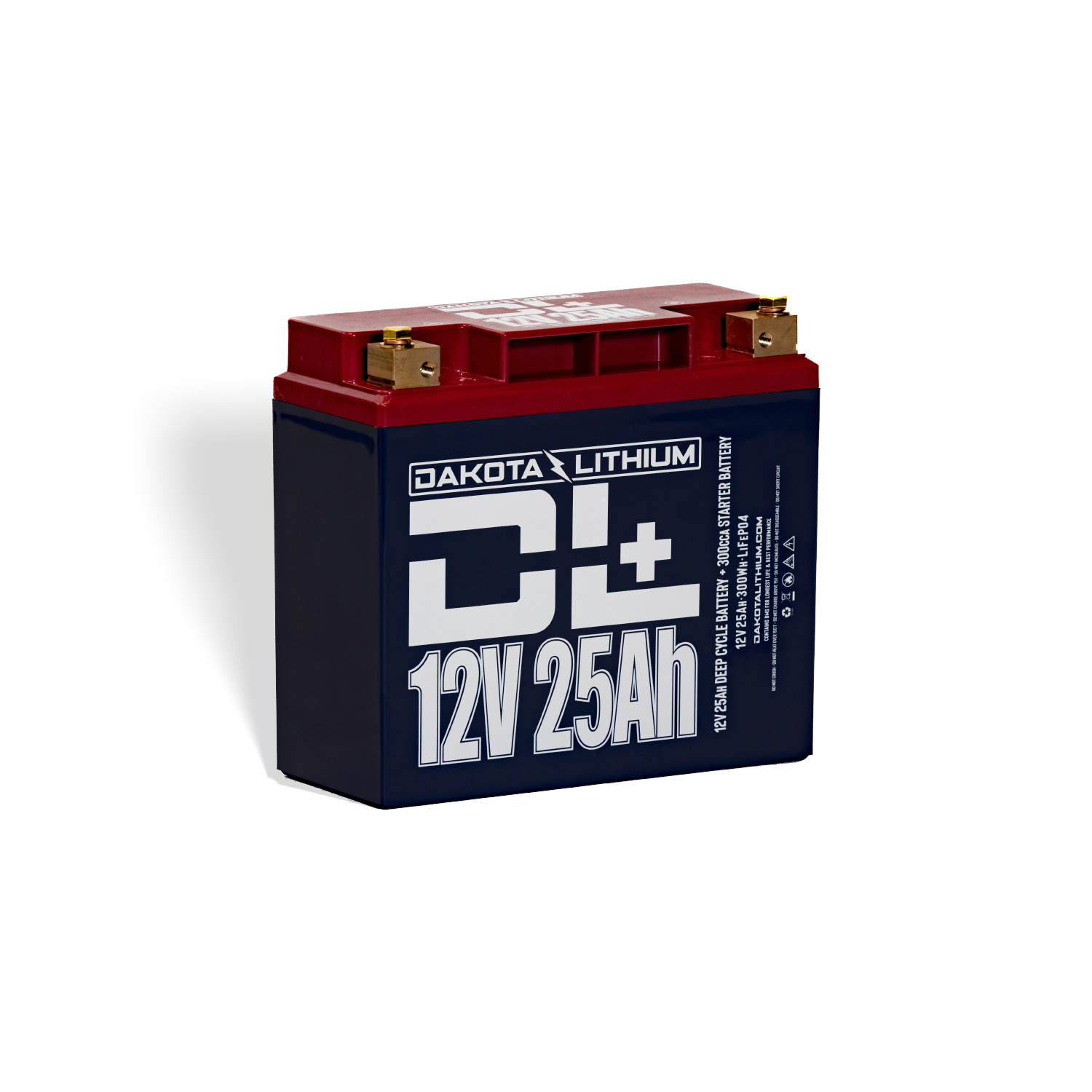 DL+ 12V 25Ah Dual Purpose 300CCA LiFePO4 Battery