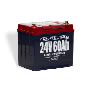 Dakota Lithium 24V 60Ah Deep Cycle LiFePO4 Single Battery