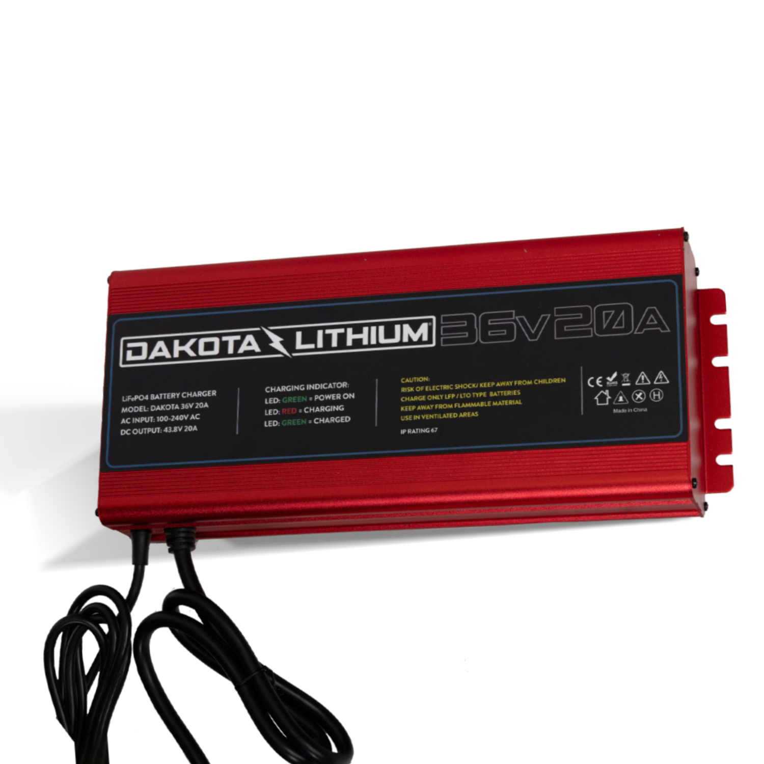 Dakota Lithium 36v 20A Ultra-Fast LiFePO4 Onboard Battery Charger