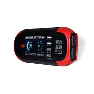 Dakota Lithium Multi Function 300W Power Inverter DC 12V to 110V AC Converter