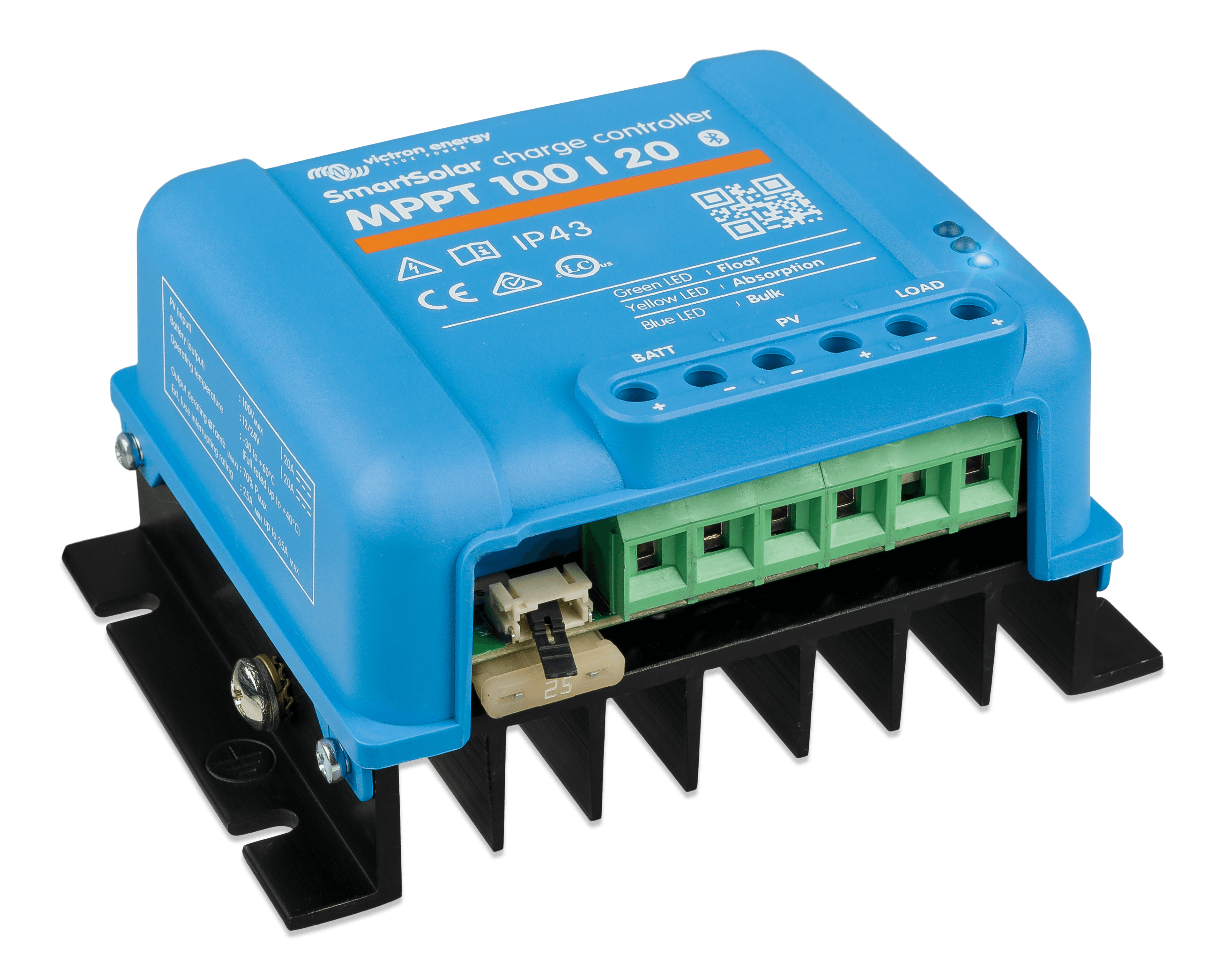 Victron Energy® SmartSolar MPPT 100/20 Solar Charge Controller